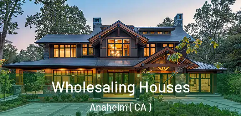 Wholesaling Houses Anaheim ( CA )
